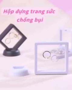 [HCM] Hộp Đựng Trang Sức Màng PE Trong Suốt Hộp Hoa Tai Mini Trưng Bày Nữ Trang -GL314