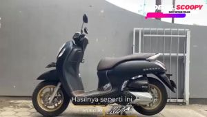 Decal Scoopy Full Body 2025 Stiker Scoopy 2025 Sticker Striping Scoopy 2025 Motif Galaxy U6-001 D-U1-032