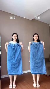 Rok Jeans Theana Skirt Kekinian - Rok Jeans Wanita Premium