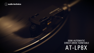 Audio-Technica AT-LP8X Semi-Automatic Direct Drive Turntable High-fidelity Vinyl Player Anti-Resonance Platter Dual MM Phono Preamp