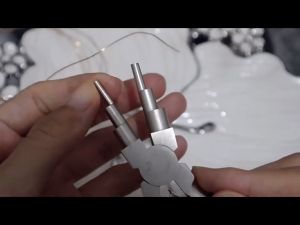 Jewelry Pliers Set 6-in-1 Bail Making Pliers Nylon Nose Pliers Bent Nose Pliers for Jewelry Making DIY Crafts Tool Diy Craft and Jewelry Tool Pliers Chain Nose Plier Cutter Plier Round Nose Plier for Beading Jewelry Making