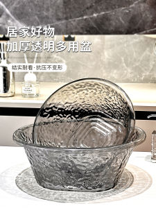 Bồn Rửa Mặt Bằng Nhựa Dày Bền Trong Suốt Dùng Cho Phòng Tắm Và Nhà Bếp Bồn Rửa Đầu Và Giặt Đồ Dùng Cho Spa Và Gia Đình