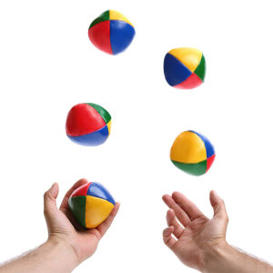 3/6PcsJuggling Balls For Beginners Kids And Adults Hand Eye Coordination Training Sports Sensory Toys Autism ADHD Anxiety