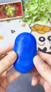 Xà Phòng Tạo Bọt Dok Anchan Blue Soap Kèm Túi Lưới | Xà Phòng Tắm Bọt Mịn Làm Sạch Da