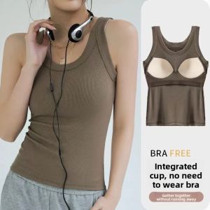 QIAOCHENXIAN | Modal Padded Tank Top Large Size Slim Fit Underwear Top Sleeveless