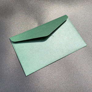 Elegant Green Envelope Card Set Creative Simple Design High Quality Red Envelope Cute White Greeting Card Fire Seal Vintage Photo Coupon 20 Pieces 150X100 Cards