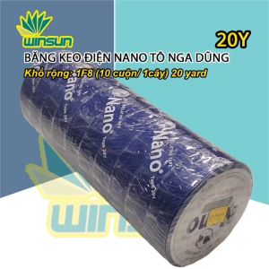 Băng Keo Điện NANO Tô Nga Dũng 20Y Đủ Màu - Lẻ 1 cuộn