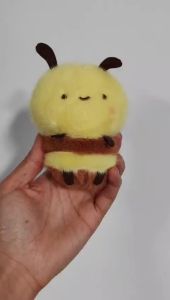 11cm Cartoon Adorable Honey Bee Plush Toys Soft Cute Spring Bees Stuffed Pendants Perfect Birthday Gifts for Kids Girls and Boys
