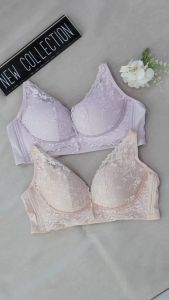 9months Maternity Lace Front Snap Nursing Bra | Breastfeeding bra | Bra menyusu | Baju dalam menyusu
