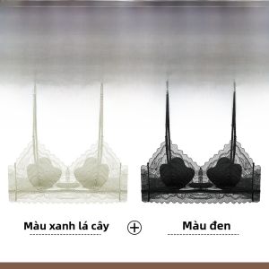 MiiOW | Áo ngực ren gợi cảm cho nữ mùa hè 2025 MiiOW Cat Person Áo ngực không dây kiểu V cạp giữa không có khóa kéo