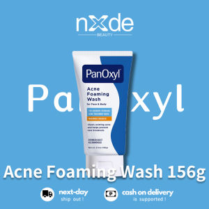 PanOxyl Acne Foaming Wash 10% Benzoyl Peroxide Acne Remover Acne Treatment Facial Cleanser 156g （NEW）