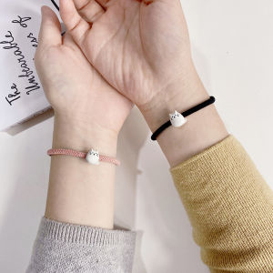 Couples Simple Hair Ties Bracelets Cute Boyfriend Hand Chain Popular Internet Red Gift Set for Lovers Korean Style Fashion Accessories