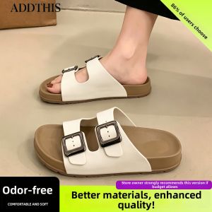 ADDTHIS | Womens Summer Outdoor Platform Non-slip Slides