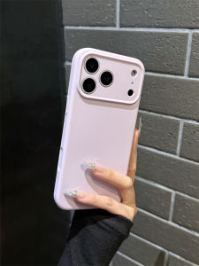 Liquid Silicone Phone Case for  17Promax 17Air Flocking 16Pro Couple 15Simple 14New 13Women Full Cover Men Protection Case