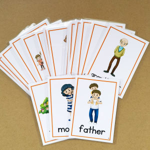 Family English Card Family Member Address English Word Flash Card 17 Early Education Enlightenment Teacher Teaching Aids