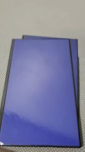 สมุดบัญชีเบอร์2 ปกน้ำเงินไม่เคลือบสันผ้า และปกคลือบ PVC (19x32ซม.) สำหรับหุ้มปกพลาสติก สมุดนัมเบอร์ สมุดบันทึก