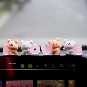 Bandai | Gấu Bông Chó Con Nằm Dễ Thương Đồ Trang Trí Xe Hơi Phụ Kiện Trang Trí Màn Hình Taplo Phụ Kiện Bàn Làm Việc Xinh Xắn Dùng Cho Nội Thất Ô Tô Và Làm Quà Tặng