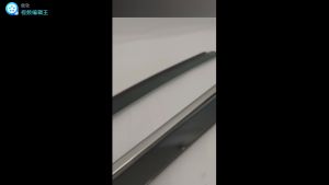 TOYOTA ALPHARD / VELLFIRE 2015-2022 3.5" INCH OEM Injection Style High Quality Window Door Visor STAINLESS STEEL CHROME LINING (A1)