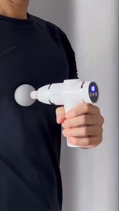 Monqiqi ปืนนวด ที่นวด เครื่องนวดไฟฟ้า พร้อมหัวนวด 12PCS Massage gun เครื่องนวดมือถือ ปืนนวดกล้ามเนื้อ ปืนนวดกล้ามเนื้อ