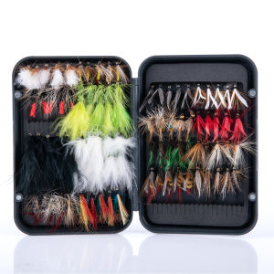 Goture | Goture 64/80pcs Insects Flies Fly Fishing Lures Dragonfly Topwater Bait Dry Flies Trout Artificial Crank Hook Insects Lure kit