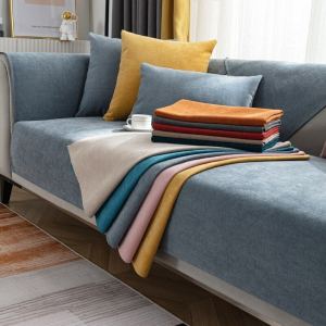 Chenille Bọc ghế sofa cotton cắt Bọc ghế sofa Thảm nằm bọc gối Recliner sofa bảo vệ Bìa tay vịn tựa lưng bìa Thảm ghế sô pha