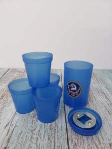 เซทแก้วเบียร์พกพา แก้วแม่ลูกดก set แก้วแคมป์ปิ้ง พร้อมที่เปิดขวดเหล็ก อาชาเบียร์ แบรนด์แท้