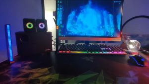 USB Wired Bluetooth Computer Speaker Home 2.1 Channel Wooden Desktop Subwoofer Active Audio 3D Surround Sound Bass Game Speaker