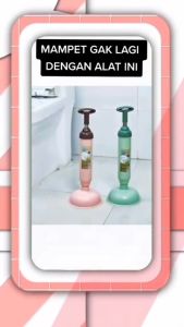 Toilet Plunger Drain Buster Alat Kop Sedot Plunger Pompa Wastafel Mampet KYN09093