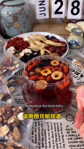 【Clearance Sale】人参桑葚枸杞茶人参玛咖茶 养肾滋补健康养生茶包 Mens Powerful Kidney Tea Ginseng mulberry tea bags mulberry dried wolfberry red dates health Ginseng five treasure tea