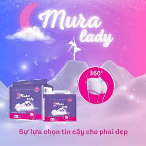 BĂNG VỆ SINH CAO CẤP MURALADY SIZE TỪ 35KG-90KG MẶC THOẢI MÁI