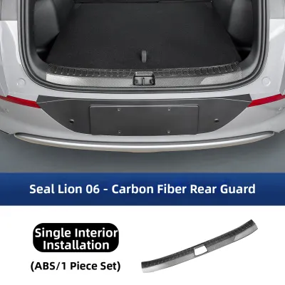 DearRoad | Carbon Fiber Rear Protection Plate Scratch Prevention Door Sill