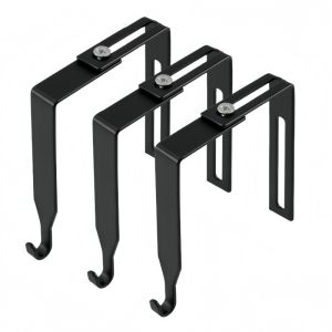 1/4pc Accessories Adjustable Cubicle Hangers Cast Iron Partition Hanger Universal Cubicle Hook for Home Hardware Supplies