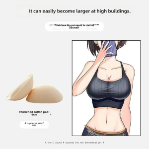 Thickened Cotton Sports Bra Inserts for Small Busts Specialized Large Size Underwear Pads Suitable for All Women