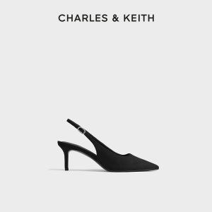 Charles & Keith | Simple and Shiny Pointed High Heels
