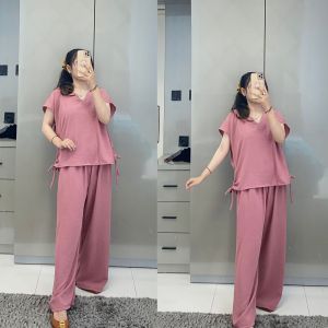ONESET KARINA SETELAN CRINKLE PREMIUM
