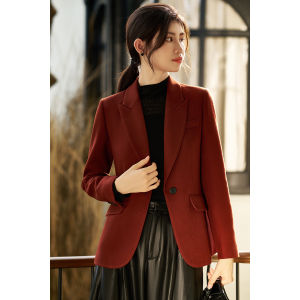 Misoshine | Classic Retro Simple Red Short Coat
