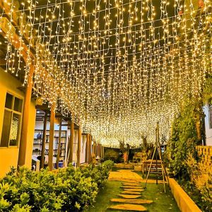 Outdoor LED String Lights Garland 2M 10M Waterproof Fairy Light Festoon Lamp Wedding Party Holiday Gardening Decoration Light