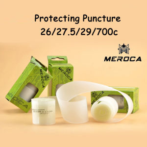 MEROCA 2Pcs MTB inner Tire Pad 700C/26/27.5/29 inch Road Bicycle Tyre Liner Anti-Puncture Tire Pad