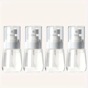 2/4PCS Refillable Spray Bottles 30/60/80ml Alcohol Atomizer Mini Fine Mist Liquid Containers Skin Care Makeup Travel Accessorie