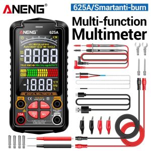 ANENG | ANENG 625A Rechargeable Multimeter Fully Automatic Anti Burn 1000V Voltage 10A Current VA Color Screen Electrician Repair Tool