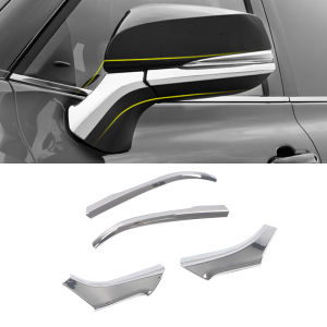 For Toyota Highlander XU70 Kluger 2020 2021 2022 2023 2024 Car Rearview Mirror Trim Cover Strips Accessories