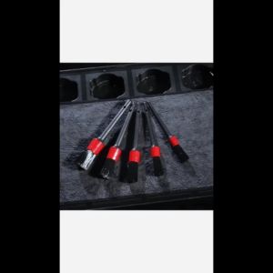 B.F. 5PCS Car Detailing Brushes Car Wash Slit Brush Clean Seat Detail Brush for Cleaning Car Interior Exterior