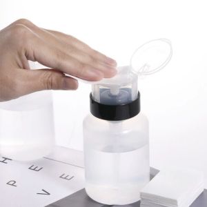 Botol Pump Makeup Removel Nail Art Makeup Remover Water Pressing Bottle Toner Aceton Bottle Cleanser UV Gel Empty Plastic Travel Dispenser Bottle Press Pumping Empty Plastic Bottle