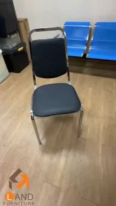 เก้าอี้สัมมนา(เก้าอี้จัดเลี้ยง)หนังหนาออกใบกำกับได้ขาธรรมดาราคาโรงงานขนาด43*48*87Cm.