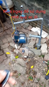 Bộ điều khiển từ xa không dây 100 mét 30A dùng cho máy bơm nước đã cài sẵn về chỉ việc dùng đơn giản tiện lợi