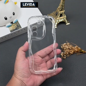 Softcase Silikon Bening Melting Case Gelombang Iqoo Z10 Lite