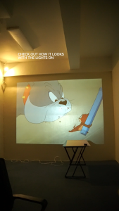 Vision Q96E450 4K Ultra HD 5G Smart Projector with Android 10 1GB RAM 8GB ROM HDMI Bluetooth Portable Mini LCD LED Projector for Home Entertainment