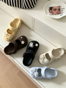 XIXITIAO | Floral Mary Jane Clogs Sandals