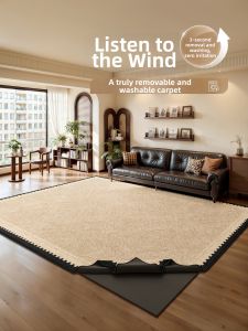 ZHUOYI | Machine Washable Vintage Rug Large
