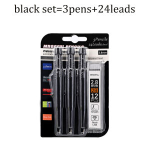 MROOFUL | Professional Carpenters Pencil Card Set Deep Hole Marking And Drawing With 2.8mm LeadsFor Carpenter Woodworking Architect